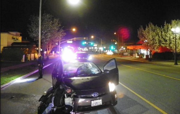 Driver strikes power pole, is arrested for DUI