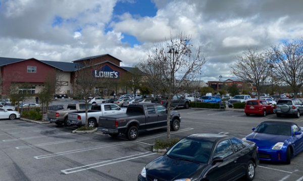 Lowes in Paso Robles looks busy