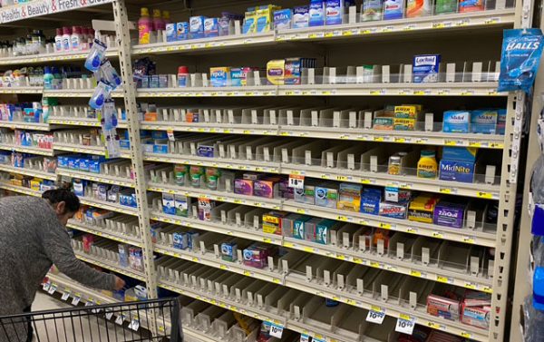 Some popular cold medicines were sold out at the Smart & Final on Golden Hill and Creston roads.