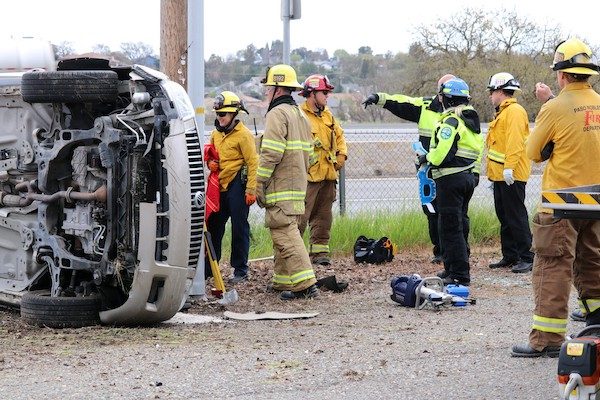 rollover collision paso robles