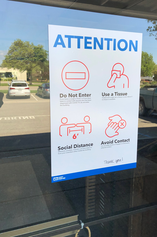 Free signs available from Casey Printing