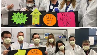 Lab Services at Twin Cities message to community