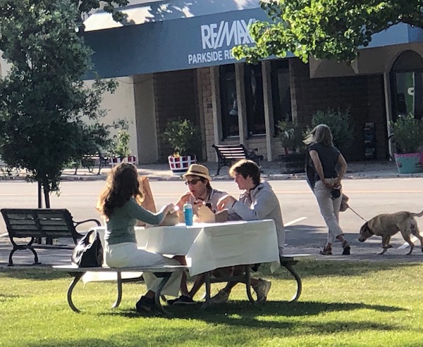 Dining in the park paso robles