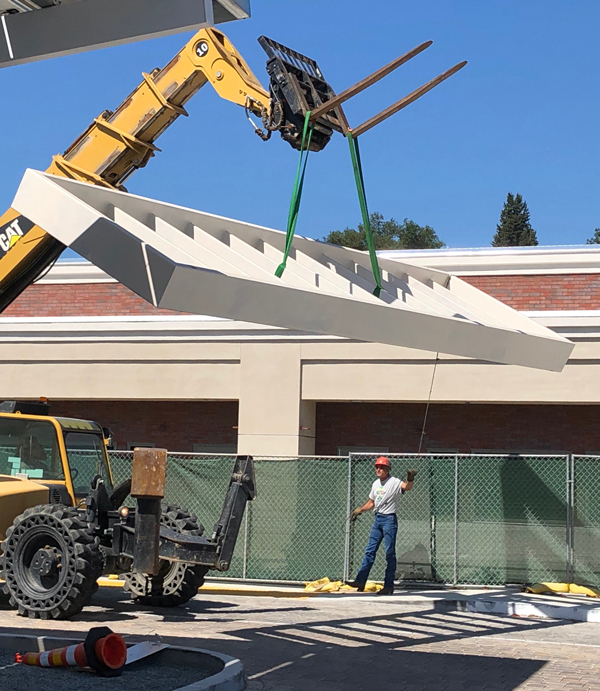 Construction at Flamson Middle School