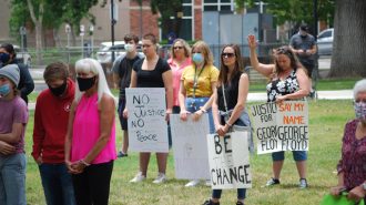 George Floyd protest paso robles