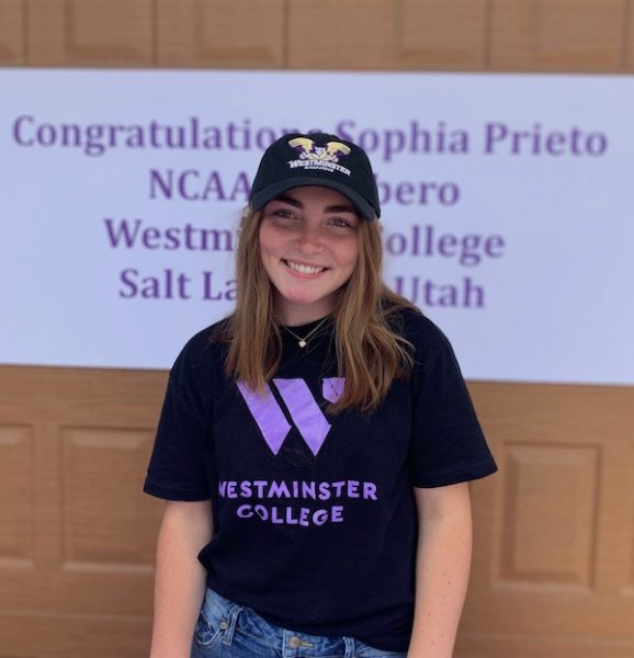 On Monday April 20, Sophia Prieto signed her letter of intent to attend Westminster College in Salt Lake City Utah to play volleyball