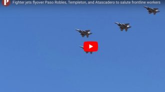 flyover jets in SLO County