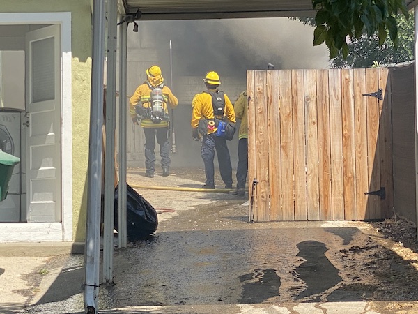 Fire in paso robles, ca