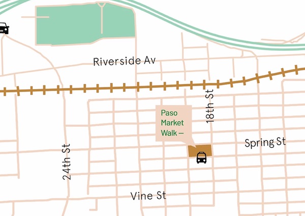 Paso Market Walk to open to the public Aug. 1