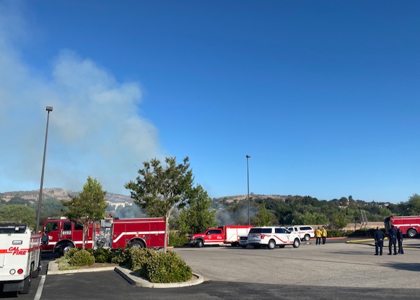 riverbed fire Paso Robles