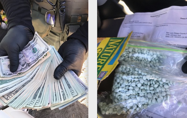 Drugs and cash paso robles arrest