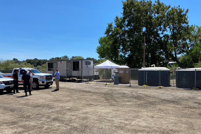 Tent city for homeless in paso robles