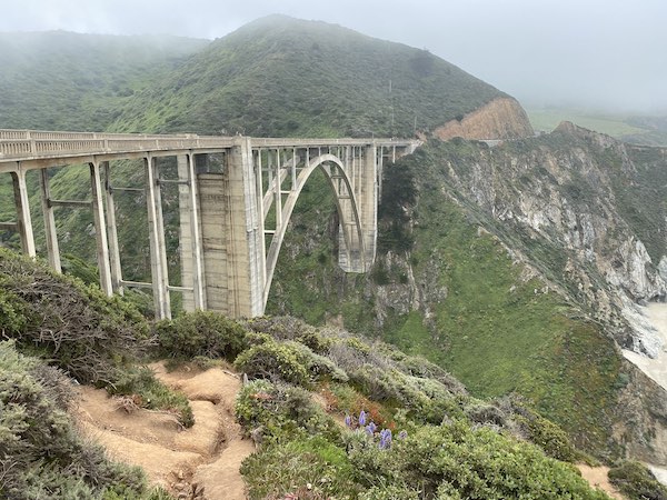 highway 1 in big sur bridge