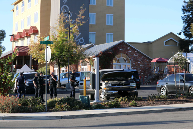 police on scene of dead body