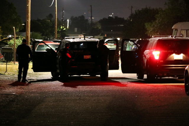 Police at Santa Cruz Avenue paso robles ca