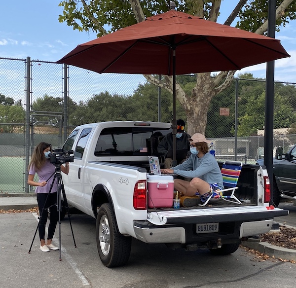 THS Students filmed by KSBY