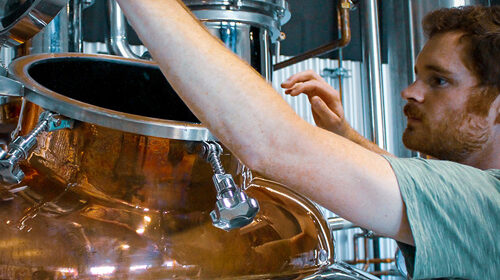 Aaron Bergh, owner of Calwise Spirits