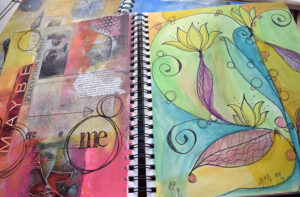 mixed media journaling workshop