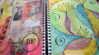 mixed media journaling workshop