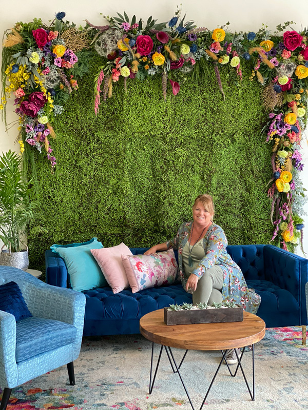 Sunny Sheldrake owner of The Floral Parlor