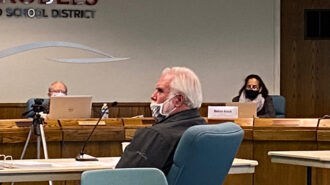 Superintendent Curt Dubost at PRJUSD board meeting