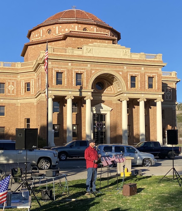 Patriotic event held at Sunken Gardens in Atascadero