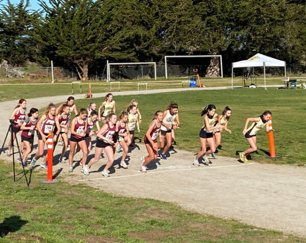 Bearcat cross country teams run against San Luis Obispo Tigers in Los Osos