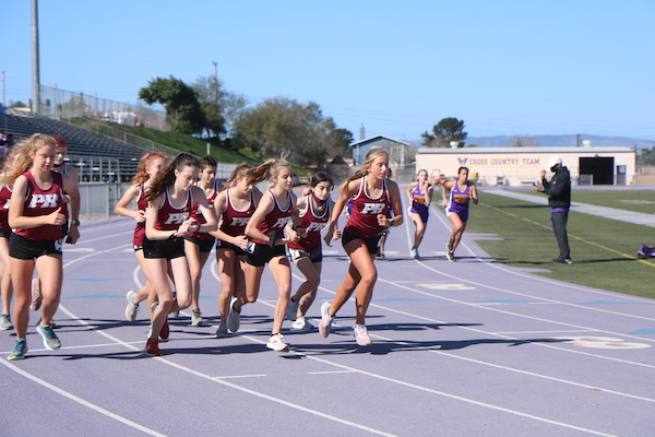 Bearcats track teams competes against Righetti