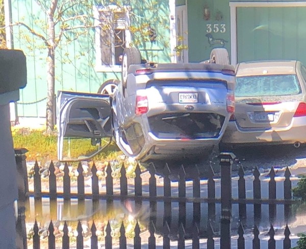 Rollover collision reported in Cambria