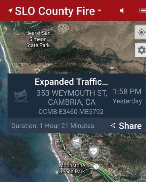 accident cambria
