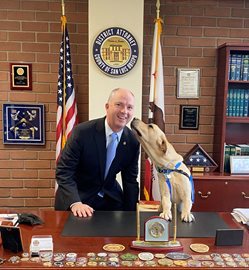 Edgar with Dan Dow.