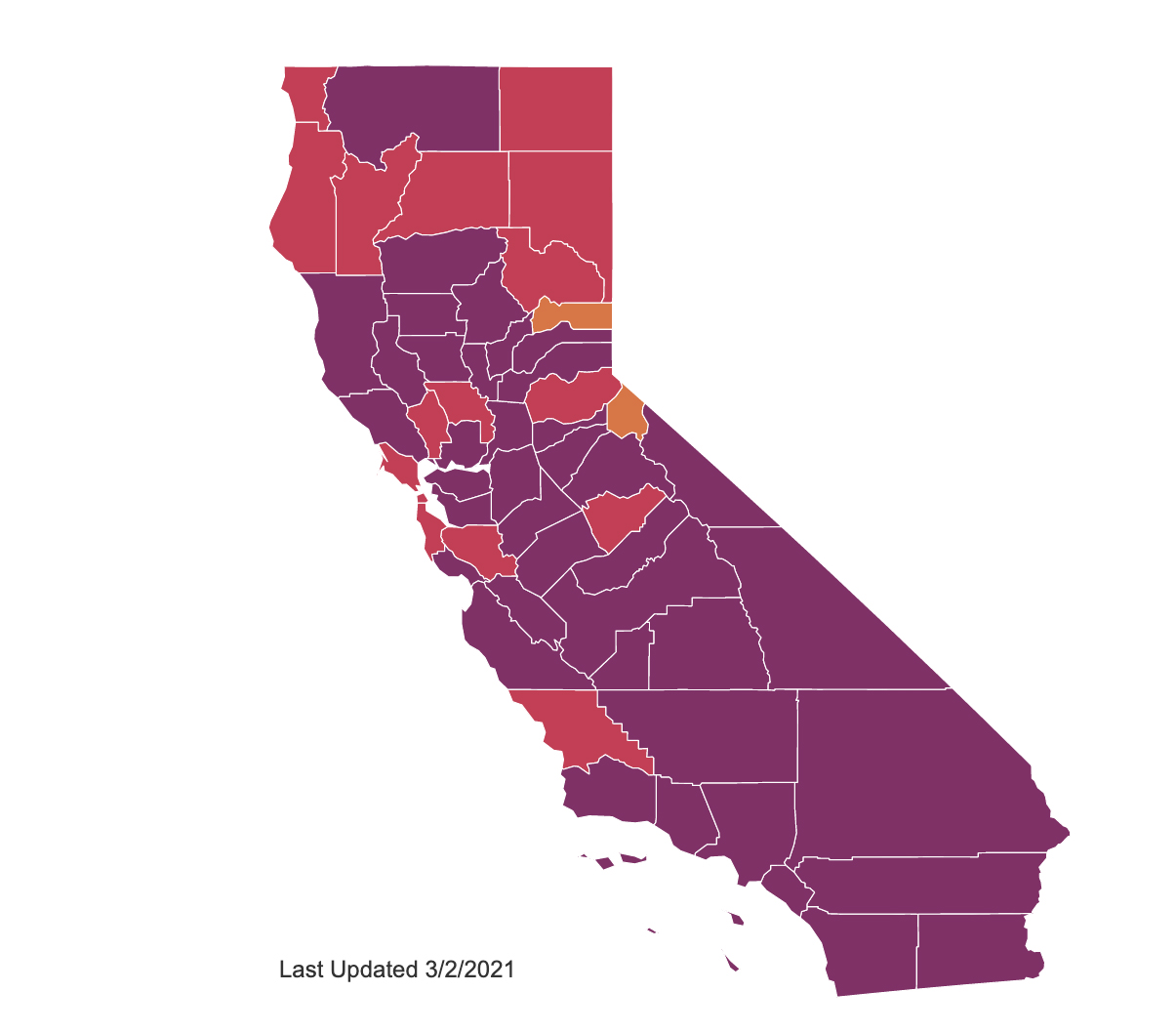 SLO County to return to 'Red Tier' of state’s blueprint tomorrow