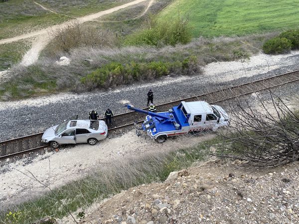 driver on tracks