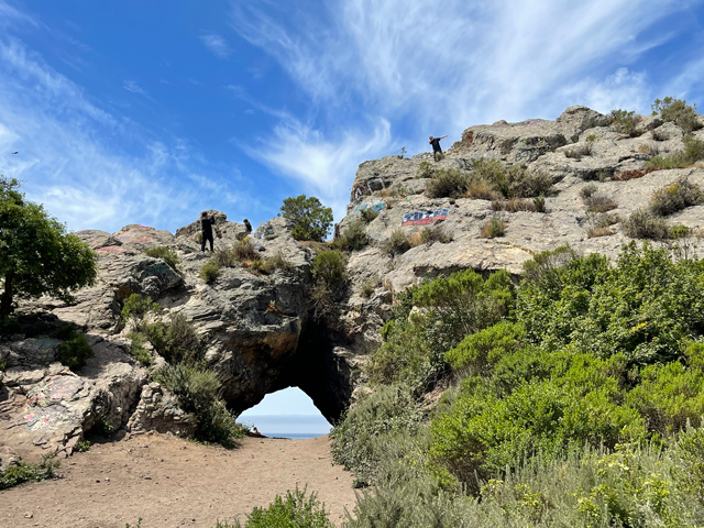 The cave at Pirates Cove in Avila Beach