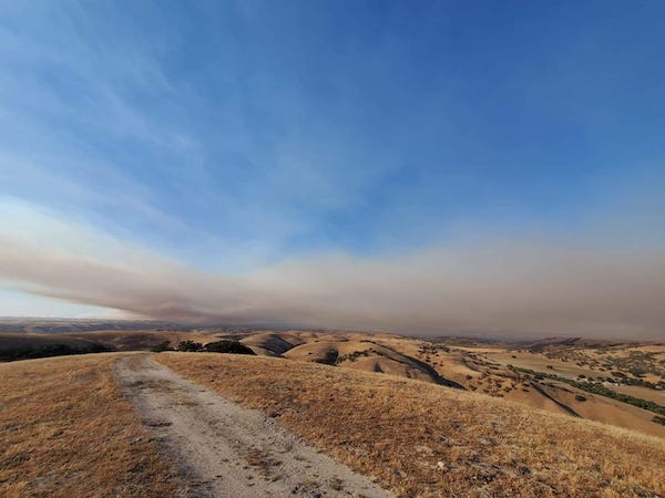 smoke visible