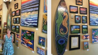 Featured Artist at Sculpterra Winery for June and July is Melissa Pittenger