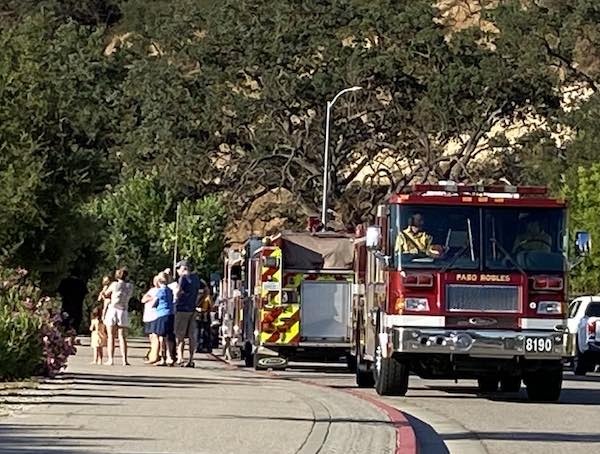 Fire extinguished in river bed Friday evening