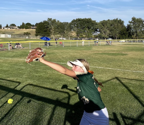 Liberty player misses foul ball