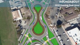 New roundabout planned at Golden Hill and Union Road intersection