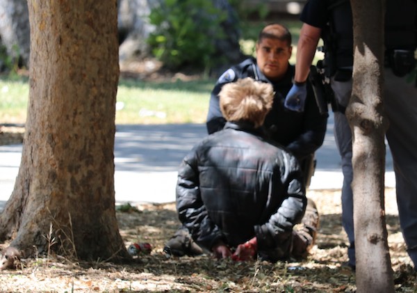 Three hospitalized, two arrested after knife fight downtown Atascadero