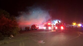 Vegetation fire in Salinas Riverbed contained Monday night