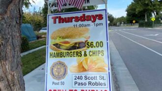 Burger sign