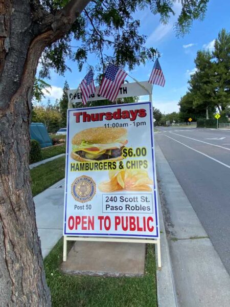 Burger sign