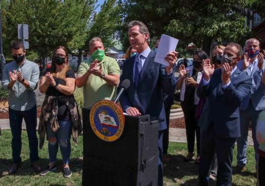 Governor newsom signs