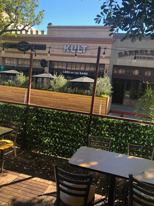 parklet in downtown San Luis Obispo