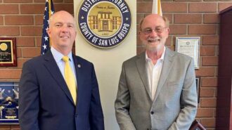 Senator discusses criminal and victim justice system with district attorney