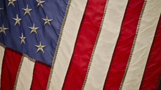 stock photo veteran american flag