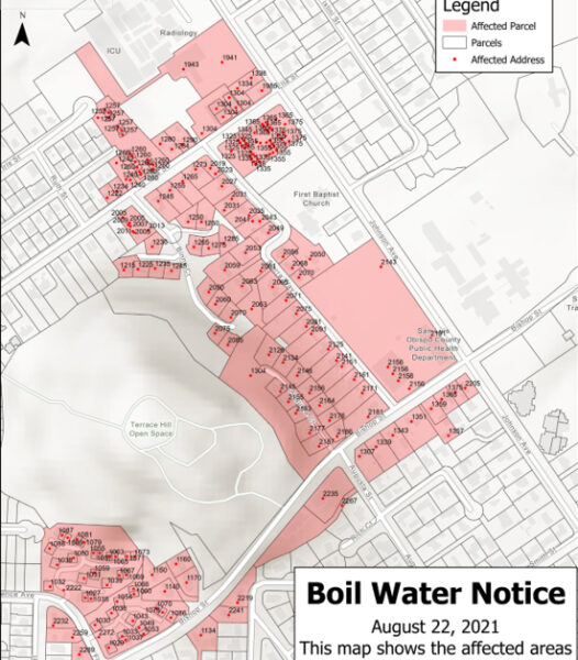 Boil water notice