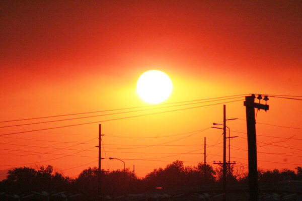 hazy sun