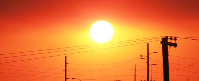 hazy sun